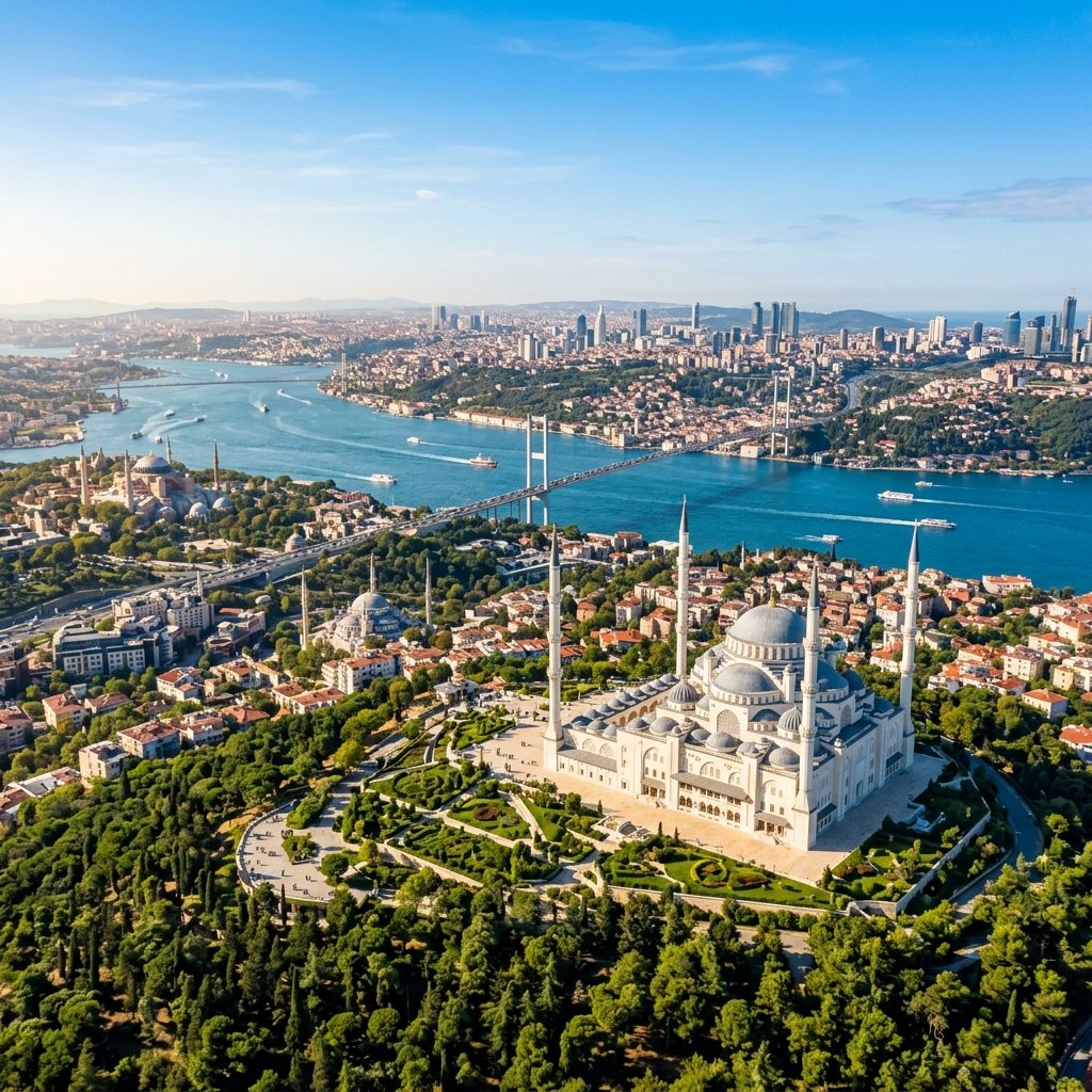 Çamlıca Tepesi — İstanbul Panoraması